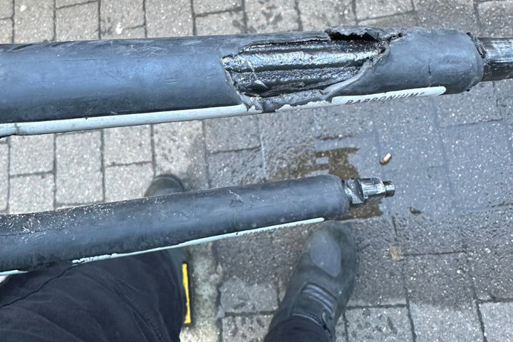 LITELOK X1 Saves KTM Motorcycle in Canary Wharf #119